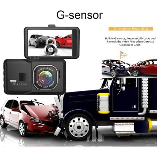 Dash Cam 1080P Car DVR Vehicle Camera Video Recorder Dash Night 3.0 Inch For Car Recording Dual Back Review