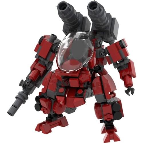 Kids Toy Building Blocks Action Figure Blocks Mecha Warrior Model Childrens Toy Anime Soldier Assemble Bricks Robot Doll Toy