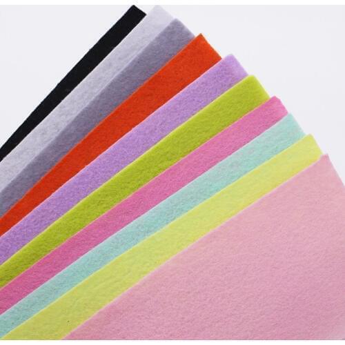 Felt Fabric For Scrapbooking Polyester Nonwoven Tissu Fabric For Patchwork Needlework Diy Sew Cloth Felts Craft Fieltro Feltro