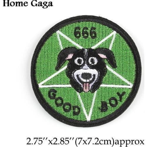 Homegaga cartoon dog patch sticker embroideried patches sew iron on clothes backpack hat home decorations stickers badges D1547