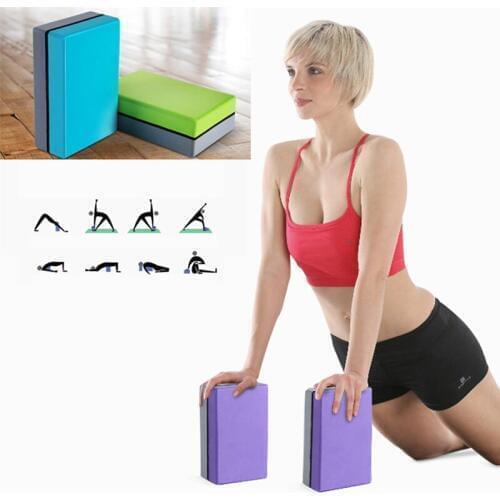 Yoga brick, EVA high density foam brick, environmental yoga kit, children dance yoga brick,EVA yoga block brick. 2PCS/lot