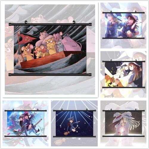 Little Witch Academia Anime Manga HD Print Wall Poster Scroll