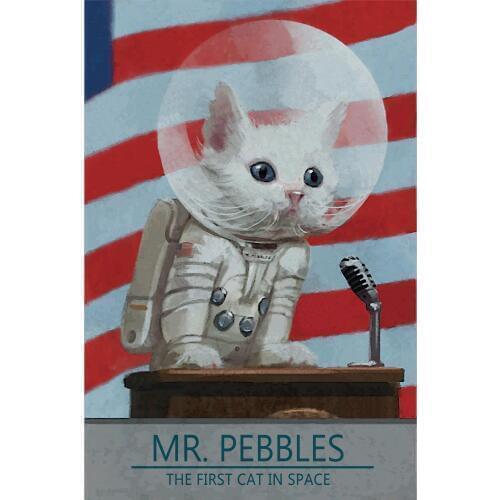 Mr Pebble Fall Out Retro Vintage Kraft Poster Decorative Wall Sticker Canvas Painting Home Decor Gift