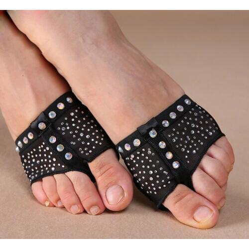 New arrival bellydance costume wholesale heel protection Professional ballet dance socks 1 Pair belly foot Thong Toe Pad