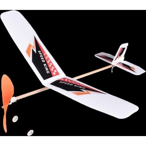 Foam Elastic Powered Glider Plane Thunderbird Kit Flying Model Aircraft Toy DIY Educational Toy Best Chirsmas Gift For Children