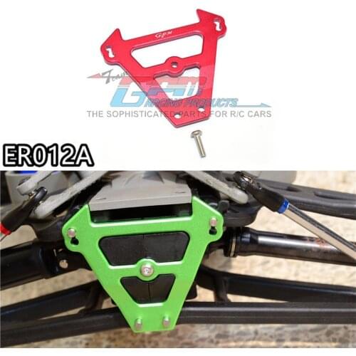 RC Car Parts GPM 1/10 E-REVO Upgrade Accessories 56087-1 Aluminum Alloy Front Bulkhead Gearbox Arm Fixed Plate ER012