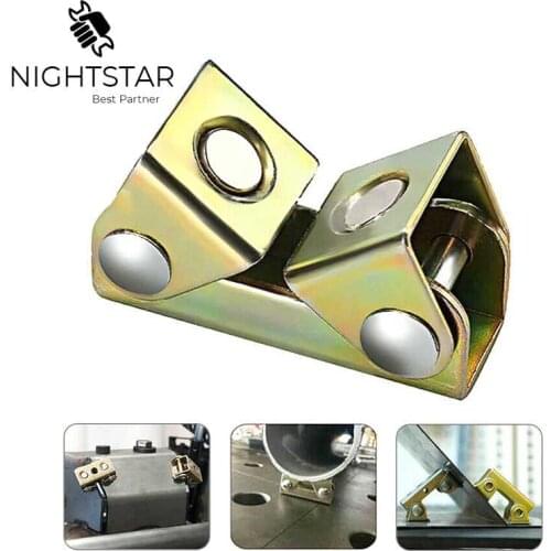 Adjustable Magnetic Welding Clamps V Fixture Holder Strong Welder Hand Tool V-type Metal Working Welding Assistance Tool