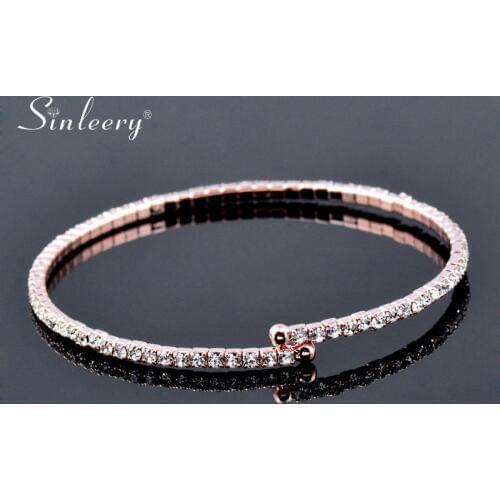 SINLEERY Golden Bracelets