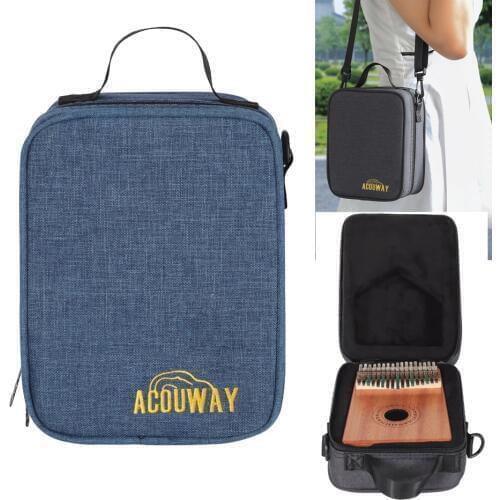 Acouway 17 Key kalimba bag case portable thumb piano hard Case Oxford Cloth Inside Cotton
