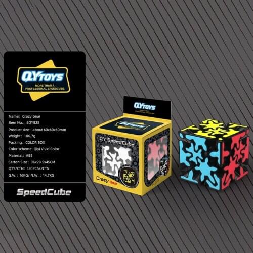 Magic Gear Cube Ultra-smooth Skewb Brainteaser Toy, Twist Speed 3D Puzzle Intelligence Toy, Kid Learning Educational Toy