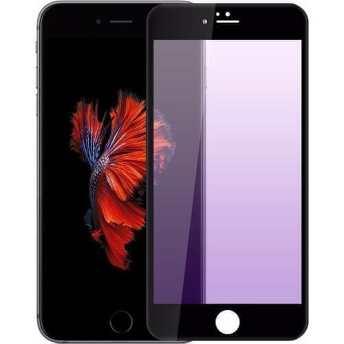 2017 Anti Purple Blue Ray Eye-Protective 3D Full Curved Tempered Glass Screen Protector Film For iPhone 7 7 Plus 6 6s Plus