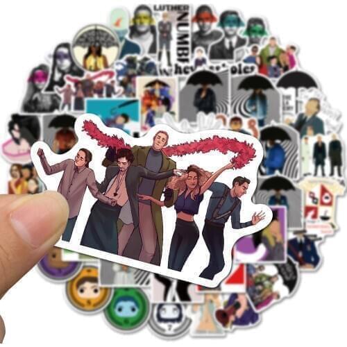 10/30/50pcs Classic TV Show Umbrella Academy Stickers Drama Skateboard Laptop Fridge Graffiti Suitcase Luggage Stickers Decal