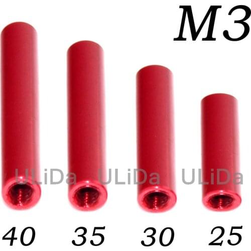 10 x M3 CNC Aluminum alloy Standoff/Spacer Stud Fastener aluminum column 25 30 35 40mm