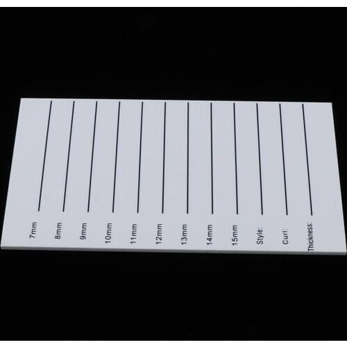 2 Pack Eyelash Extension Pallet Holder Plastic Lash Tile Hand Plate Eyelashes Tray Stand 13.5 x 7.5 cm