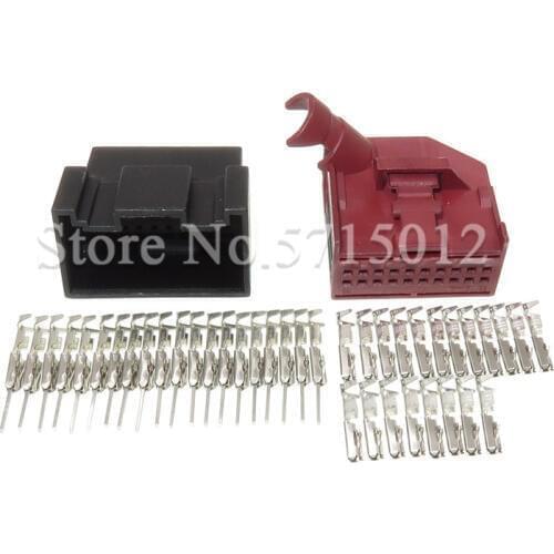 20 Hole 8E0972420 1534095-1 1534102-1 Car Gateway CANBus Wire Plug Auto Cable Socket 8E0 972 420 For VW