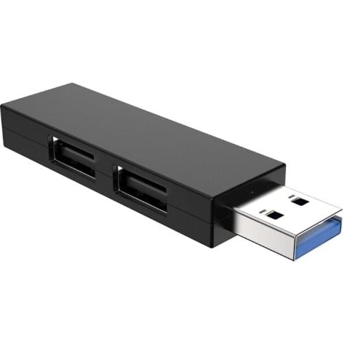 Portable 3 in 1 3 Port USB 3.0 2.0 Hub Splitter 5Gbs USB Power Adapter USB 2.0 3.0 Hub for Multi-device Laptops PC Mini