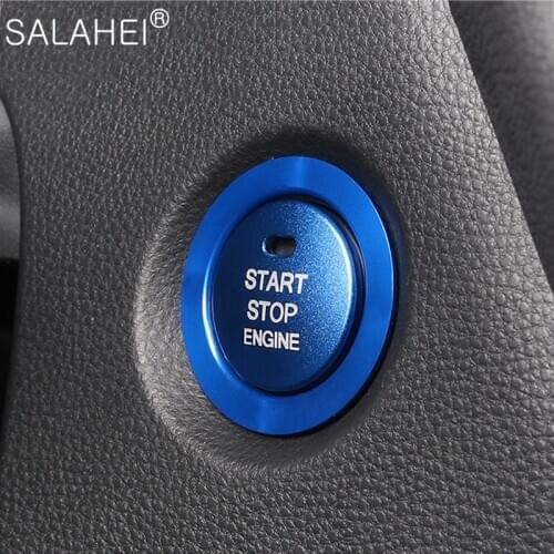 Car Start Stop Engine Lgnition Push Button Ring Car Styling Interior Accessories Cover For Toyota Corolla Levin 2019