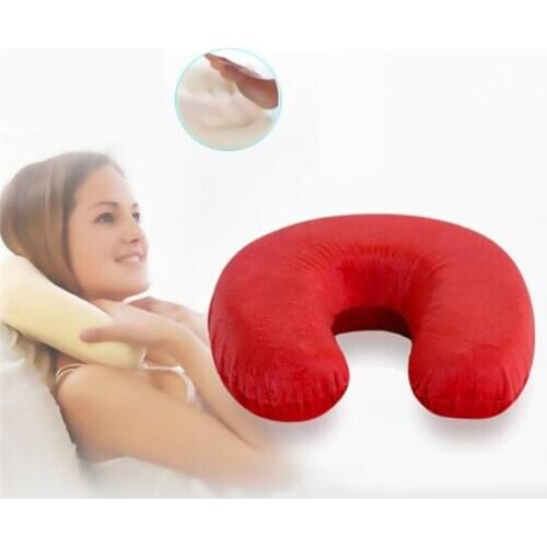 Car Neck Pillow Cushion U-Shaped Pillow Sports Breathable Office Pillow Travel Sleep Child Adult Head And Neck Support Pillow