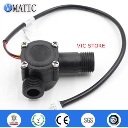 Free Shipping 30l/m G1/2 Water Nylon Magnetic Liquid Flow Sensor VCA368-2