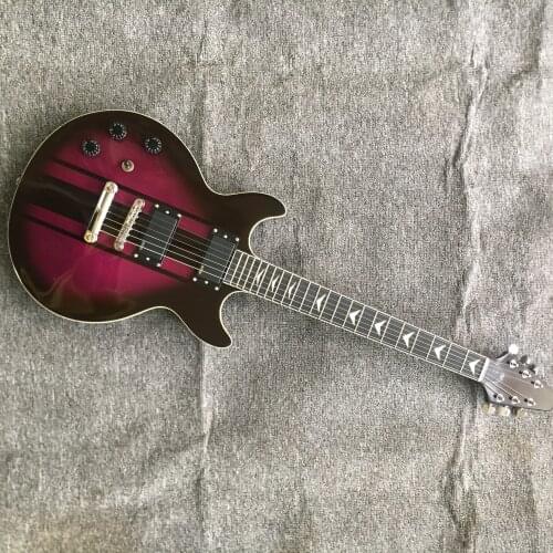 Free shipping custom grote left handed electric jazz guitar professional purple Guitarra left hand Electric guitar in stock