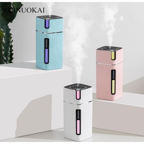 Home Appliances Air Humidifier Mini Portable USB Ultrasonic Aroma Essential Oil Diffuser Humidifier with Colorful Romantic Light