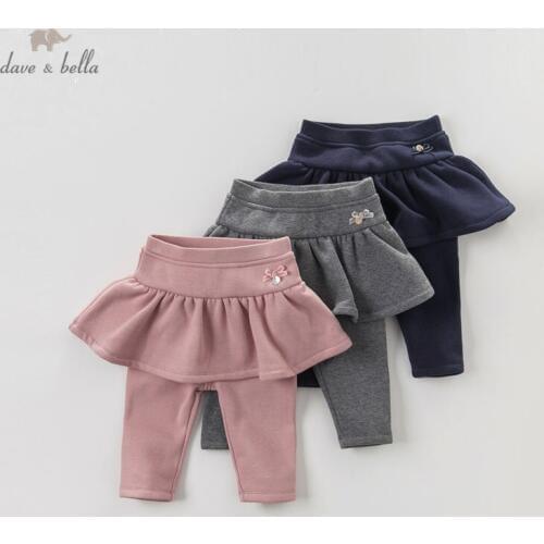 DB3954-N dave bella autumn cotton baby girl pants girls leggings