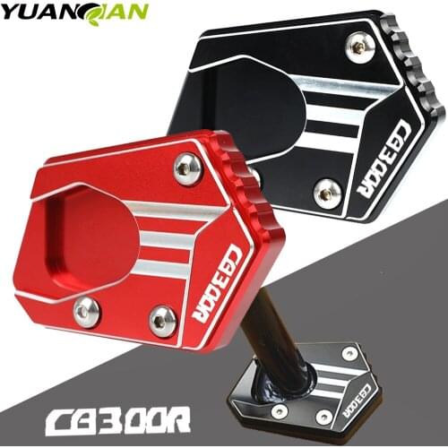 For HONDA CB300R CB 300R CB300 R 2018-2021 Motorcycle Accessories Kickstand Support Plate Foot Side Stand Enlarge Extension Pad
