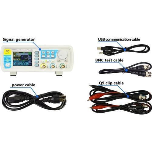 FellTech FY3200S 6MHZ Digital DDS Dual-channel Function Signal Source Generator Arbitrary Waveform/Pulse Frequency Meter US