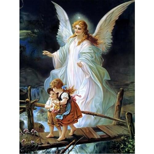 KAMY YI Full Square/Round Drill DIY Diamond Painting "Angel baby" Embroidery Cross Stitch 3D Mosaic Rhinestones Home Decor CNN