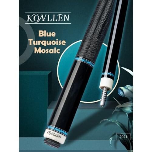 KONLLEN Billiard Real Inlay Carbon Fiber Pool Cue Stick Carbon Energy Technology Leather Grip Billiards Cue Stick Kit with Case