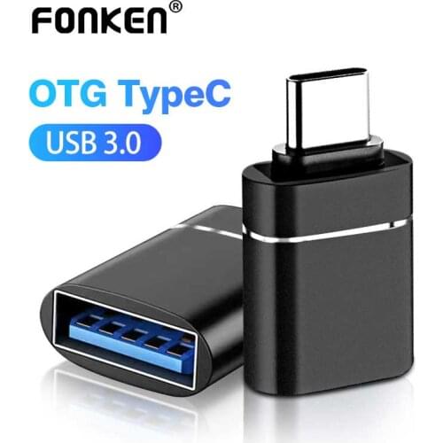 OTG Adapter Type C To USB 3.0 USB-C Male To USB Female Converter For MacbookPro Samsung S20 Mini USBC Type-C OTG Connector