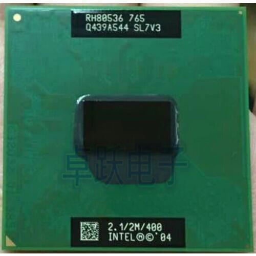 Intel PM765 CPU notebook Pentium M Processor 2.1GHz/2M PM 765 CPU PGA Original Support 855 Motherboard chip Free shipping