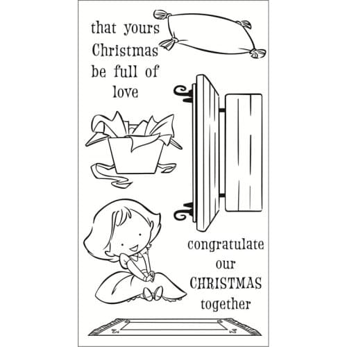 Girl Ransparent Clear Stamps Silicone Seals For DIY Scrapbooking Photo Album Card Making