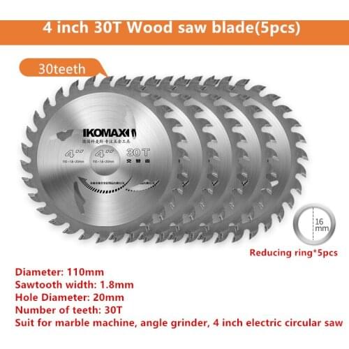 Wood cutting blade 4 inch alloy woodworking electric circular saw angle grinder cutting machine saw blade
