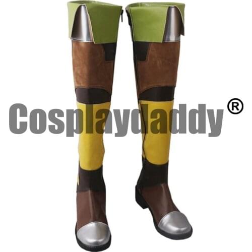 Hylian Princess Cosplay Boots of Hyrule Cosplay Shoes Tall Knee-High Boots S008