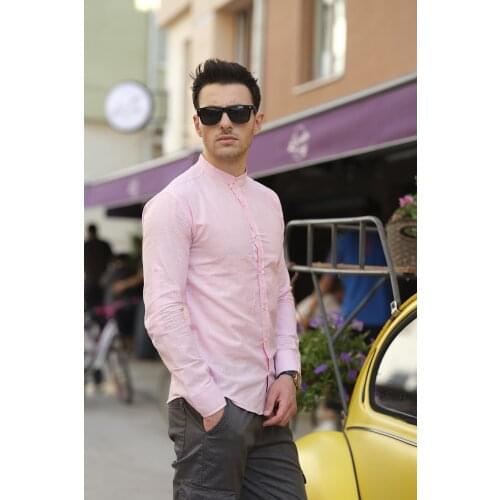 Sorte 1087 Extra Slim Fit Linen Men Shirt