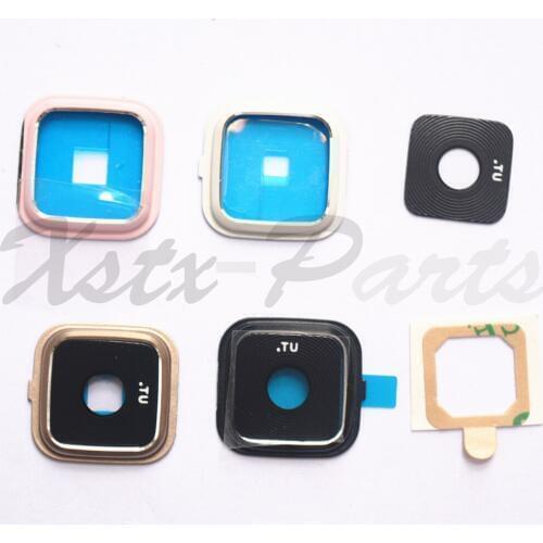 50PCS Black/White/Gold/Pink Camera Glass Lens Cover Replacement Repair Spare Parts For Samsung Galaxy Note 4 Note4 N910F