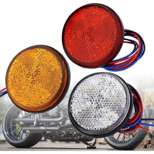 Factory Price 24 LED Motorcycle Brake Light Warning Lamp Motorcycle Brake Light Reflective Light Brake Stop Lamp led moto CSV