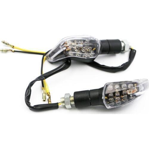 Fit For Yamaha Honda Suzuki Kawasaki Motorcycle Universal LED Turn Signals Light