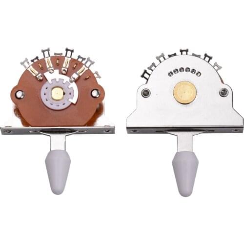 Universal Electric Guitar 5 Ways Pickup Selector Switch Guitar Parts Replacement with Mounting Screws for Electric Guitar