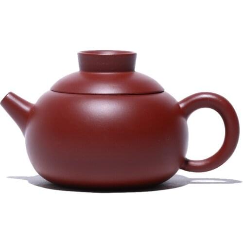 Yixing Dahongpao Purple Clay Teapot Pure Handmade Fair Teapot Ball Emptied Water Quality Type Teapot Kung Fu Tea Set