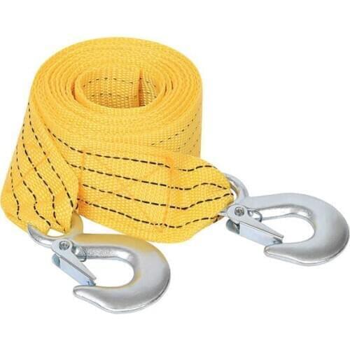 Yellow Shackle Heavy-Duty Traction Belt for 3 Tons of Traction Rope, Can Be Used for Vehicle Maintenance and Disassembly