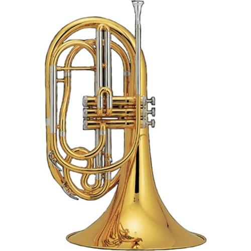 Gold lacquer Tone Bb Marching French horn