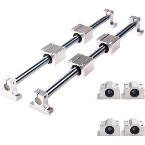 25mm linear shaft + SC25UU 25mm Linear Ball Bearing Blocks + SK25 linear shaft end support