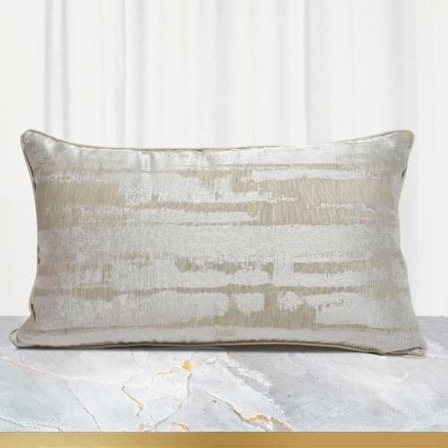 Cushion Cover 30x50 Luxury Simple Sofa Pillow Cover Beige Abstract Design Cushion Cover Home Decoration Pillow Cover