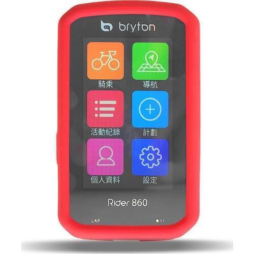 Generic Bike Gel Skin Case & Screen Protector Cover for Bryton Rider 860 GPS Computer Case for R860 Bryton Rider 860