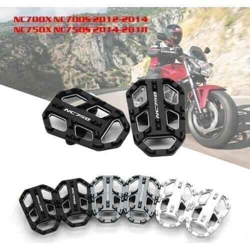 CNC Aluminum Motorbike Foot Pegs Footpegs Footrests For Honda NC700X NC700S 2012-2014 NC750X NC750S 2014-2018