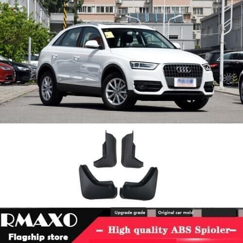 For Audi Q3 2013-2015 Mudflaps Splash Guards Front With the color and rear Mud Flap Mudguards Fender Modified special