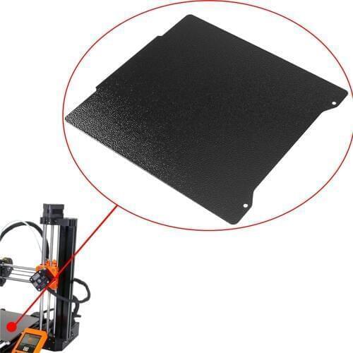 For Prusa Mini 3D Printer High Temperature Resistance Steel Sheet Double-sided Textured PEI Powder Coated Steel Plate