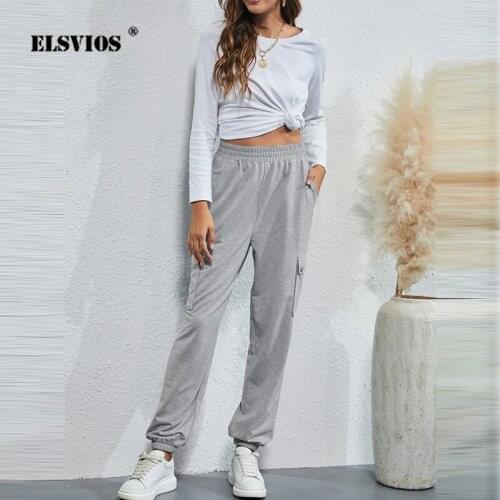 Женские брюки карго ELSVIOS China At AliExpress